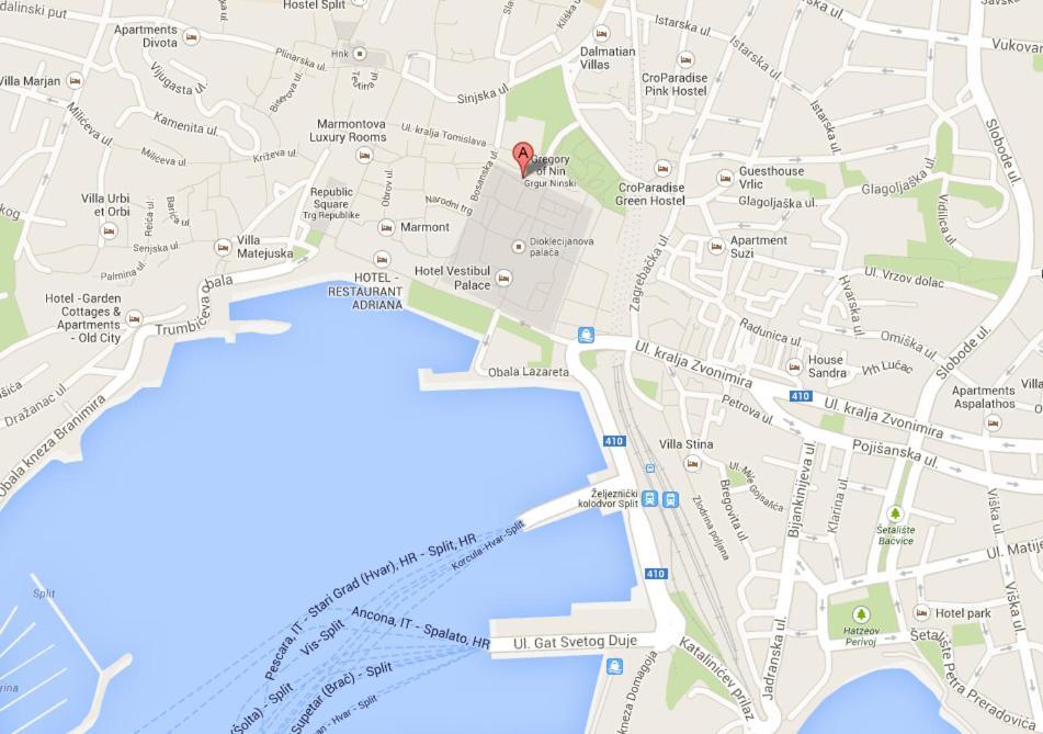 Diocletian Apartments & Rooms Split Rum bild